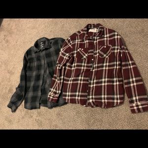 Set of 2 Men’s Flannels